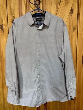 No 99 Wayne Gretzky size 2XL Men's Light Gray Button-Down Dress Shirt